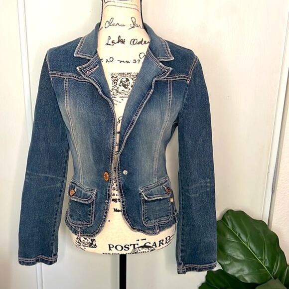 Unionbay Vintage Jean Jacket Size Large - Picture 5 of 6